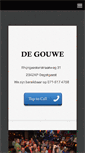 Mobile Screenshot of cafedegouwe.nl